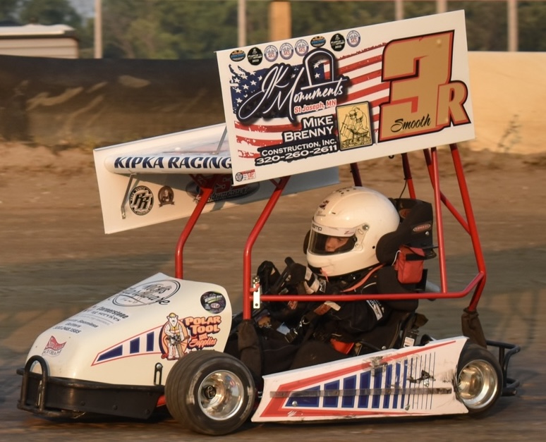 race official talking into headset